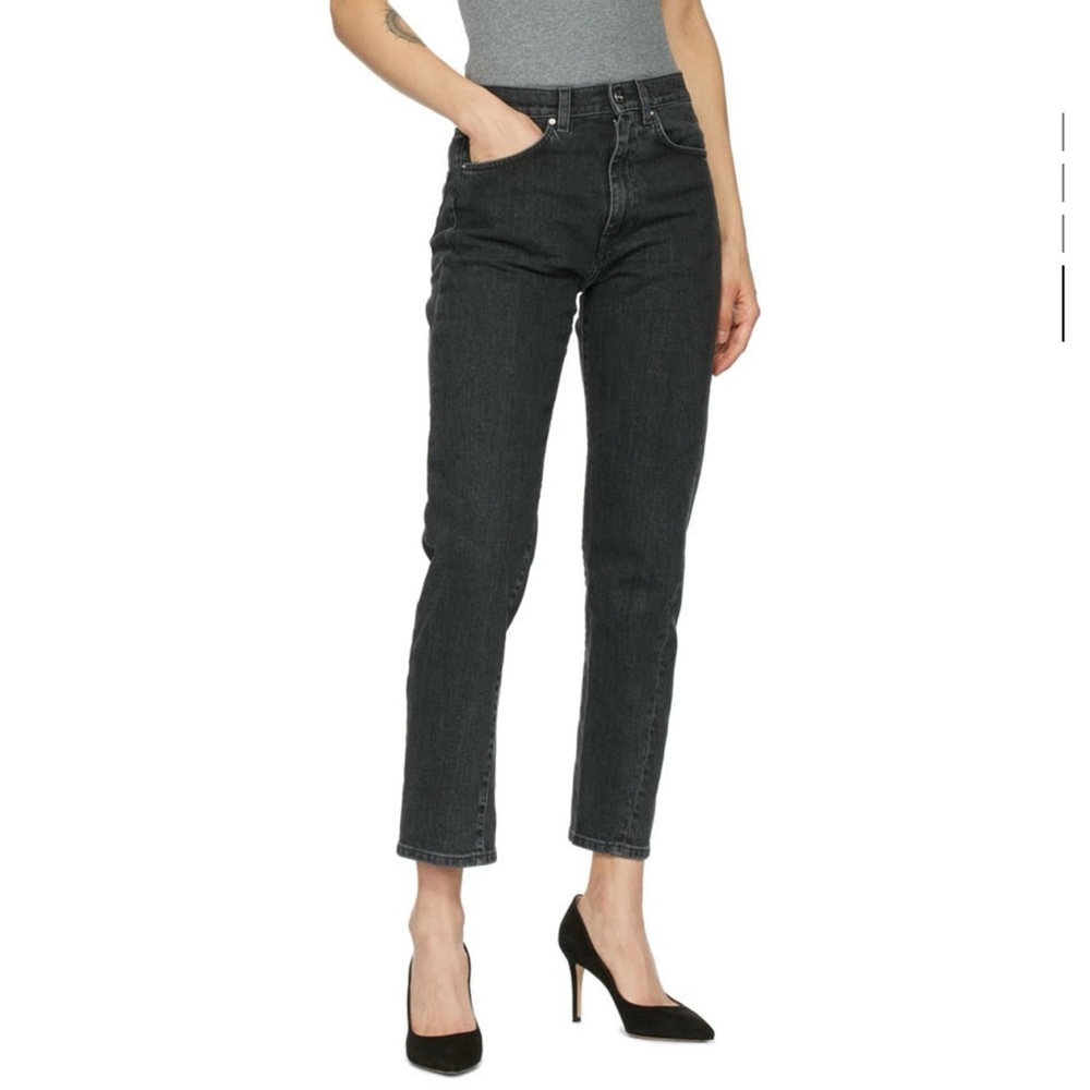 Toteme Gray Classic Twisted Seam Jeans 24